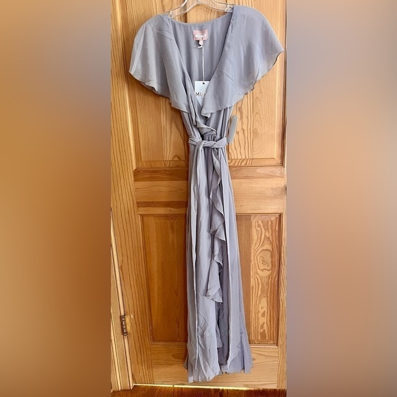 Show Me Your Mumu Gray Dress Jess Size XS - Picture 3 of 11